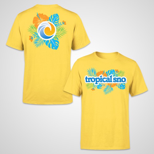 Tropical T-Shirt Design Design by PEDROVALERODSGN ✅