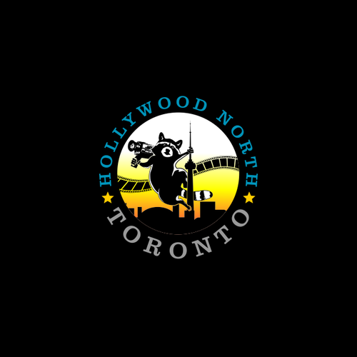 Logo representing "Hollywood North Toronto" - will be used on apparel Design by RikiArt