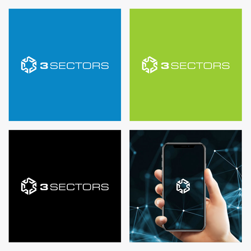 Design logo for 3Sectors (Conference and exhibition organization company) Design by debora_