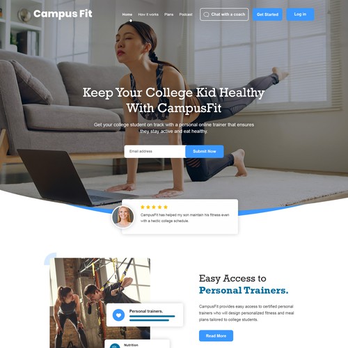 Design a Modern-Style Website with a MAIN Focus of Converting Sales for our Online Coaching Services Design by Smashing Boys