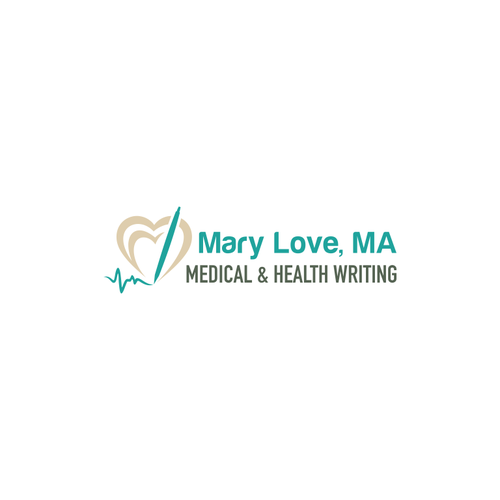 A friendly logo for a writer specializing in medicine & health Design by MK.n
