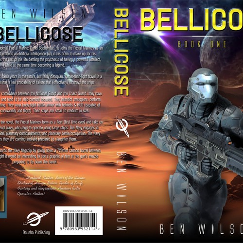 Sci-Fi Novel Cover Design, Start of Series. Design by Max63