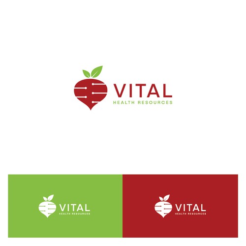 Vital Health Resources Logo Design réalisé par smitadesign