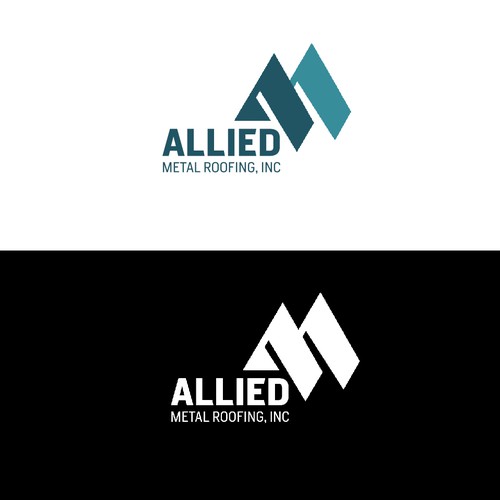 Allied Metal  Roofing logo Design by switsmylie@18