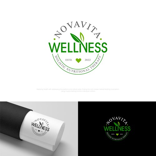 Simple logo for a natural clinic, that reflects hope! Design by Web Hub Solution