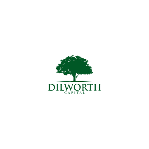 Logo incorporating a willow oak tree for Dilworth Capital | Logo ...