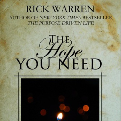 Design Rick Warren's New Book Cover Design por elliott.m