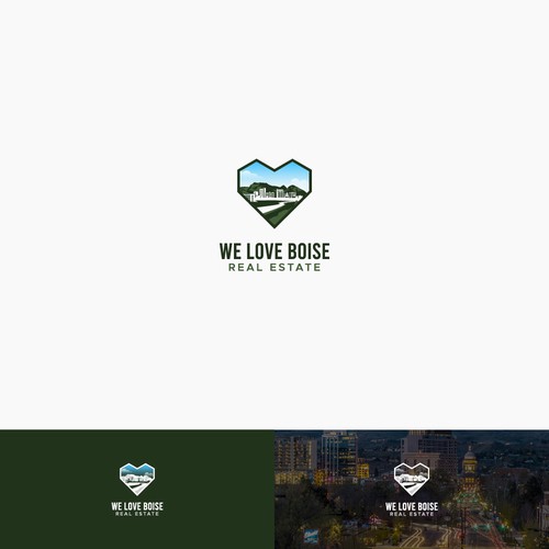 Logo creation capturing quality of life and moving to Boise, ID w/outdoors and downtown components Design by pecellele pencil