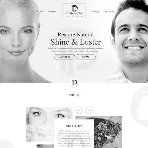 Please design a website that is sleek and interesting. No typical dental/medical web Design by OMGuys™