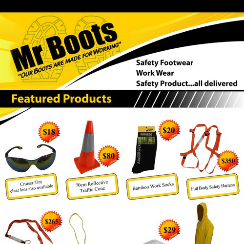 Mr Boots needs a new catalogue/brochure Design by Davendesigns4u