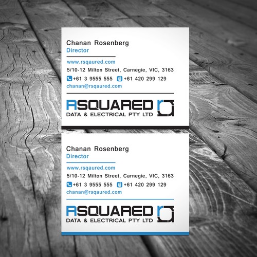 Help RSQUARED DATA & ELECTRICAL PTY LTD with a new stationery Design por Cole.