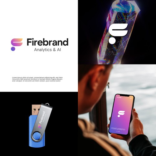 Firebrand - an innovative new tech consultancy Design by designedbyabd