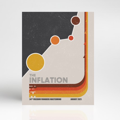 The Inflation Race | 70s + Typography + Classy! + Poster Design by ArtisteXz