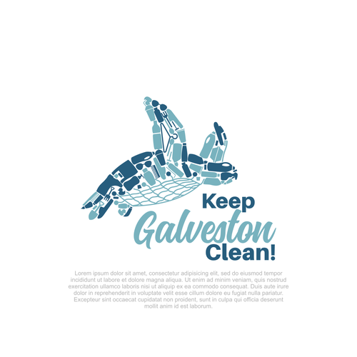 Calling all environmental lovers to help create a new litter campaign to keep beaches clean. Design von CHICO_08