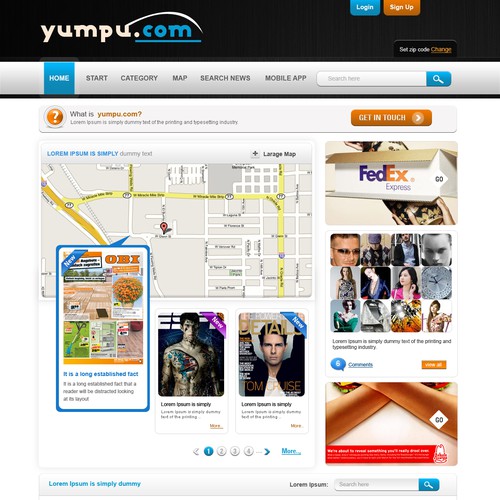 Create the next website design for yumpu.com Webdesign  Design by skrboom3