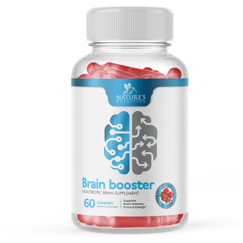 Brain Booster Supplement Design Needed for Nature's Nutrition Design by UnderTheSea™