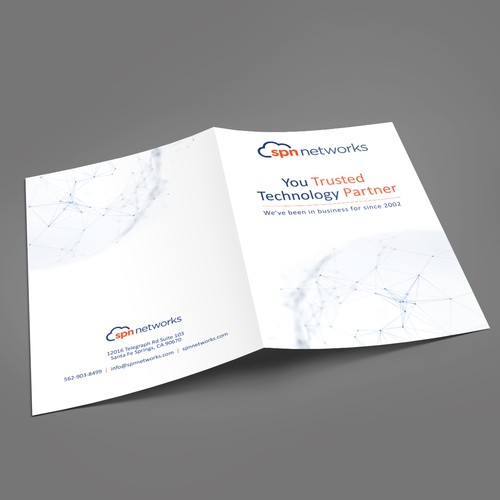 Technology Provider - Company Booklet Brochure Design by Fachri Iffat