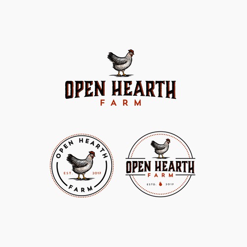Open Hearth Farm needs a strong, new logo デザイン by CBT
