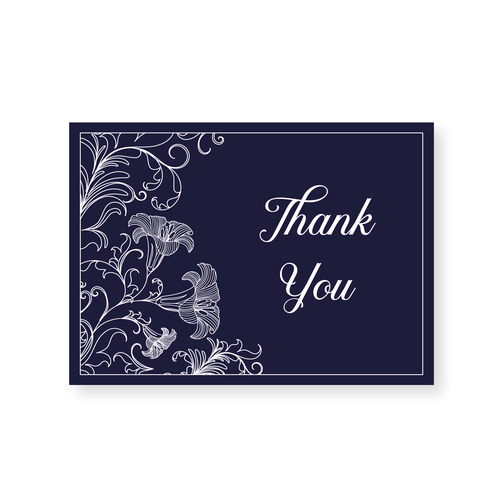 Thank you card design Design von Taenethon