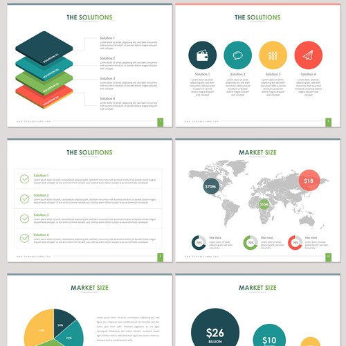 99designs Presentation Template for Startups Design by pallabip