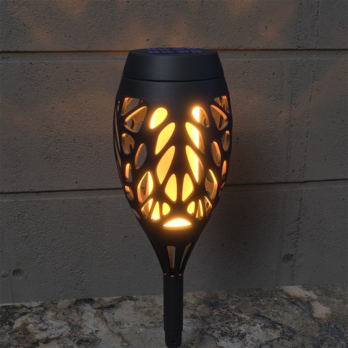 Create 3D model of the solar torch light with a unique pattern Design by Hendi_✔