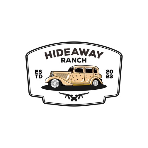 Bonnie and Clyde* Hideaway Ranch Logo/Brand design! Design by Fast Studio⚡