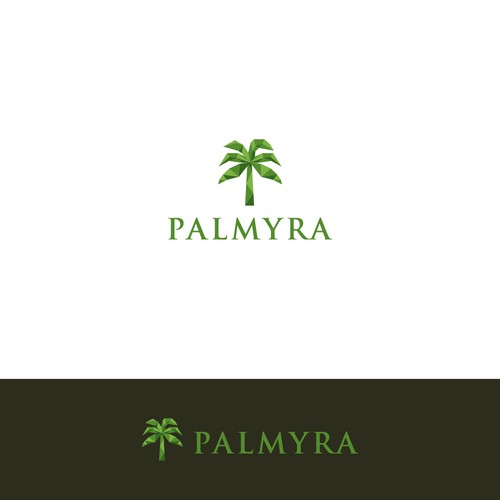 Palmyra Logo Context - Mix of History and Technology Design by mirza yaumil