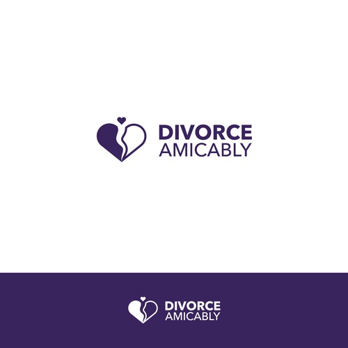 Logo for a new, healthy way for reasonable people to divorce Design by designerBARAN