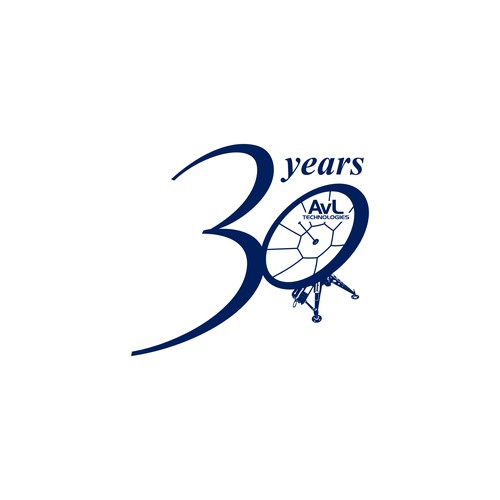 30 Years Logo for a Cool Tech Company Design by eonesh