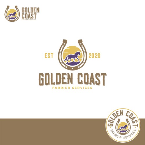 Golden Coast Farrier Services Design by Sava M- S Design