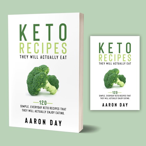 Diseño de Design Healthy Ketogenic Recipe Book Cover de Dissect Designs