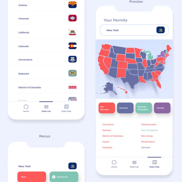 Modern gun apps design