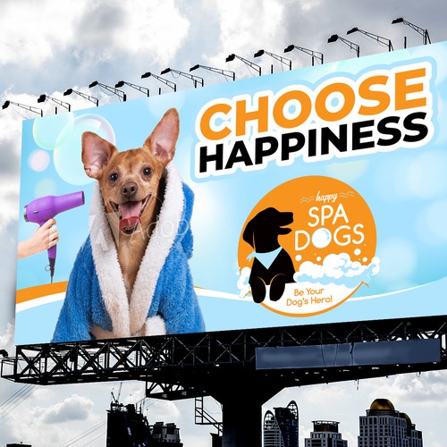 Choose Happiness Banner Design Réalisé par icon89GraPhicDeSign