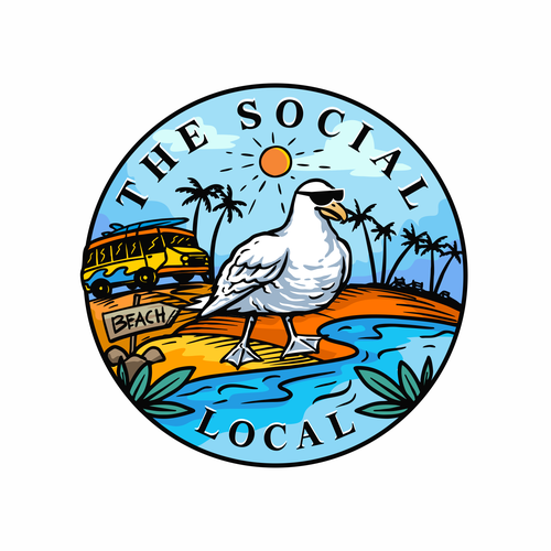 Beachy Clothing Brand Logo Design by Ongie