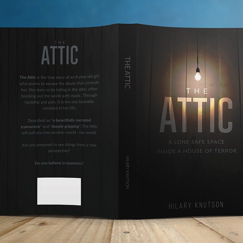 Book cover design for a dark memoir about child abuse Design by Ciusan