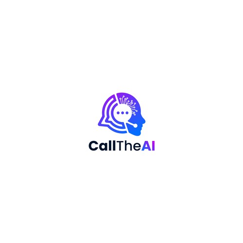 AI Communication Logo Design by gekostudio