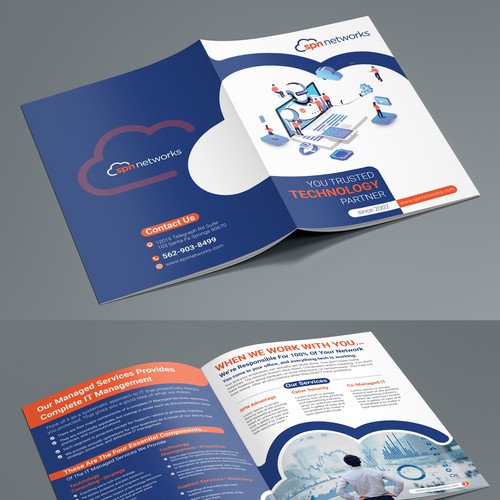 Technology Provider - Company Booklet Brochure Design by idea@Dotcom
