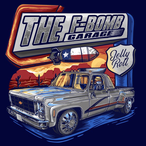 Illustration Garage Car