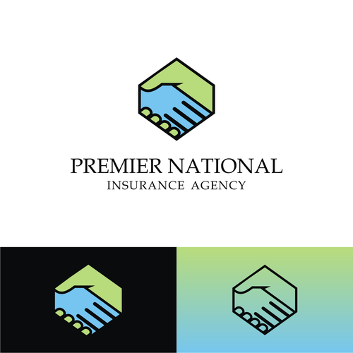 Handshake and/or Mountain Logo for Premier National Insurance Agency Design by Adinath_go!
