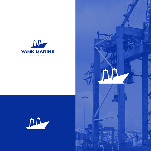 Design a powerful brand identity for an industrial shipyard. Design by Design Nation™