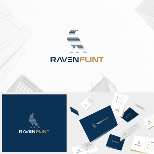 RavenFlint - Business Logo Réalisé par Mfauziihsan