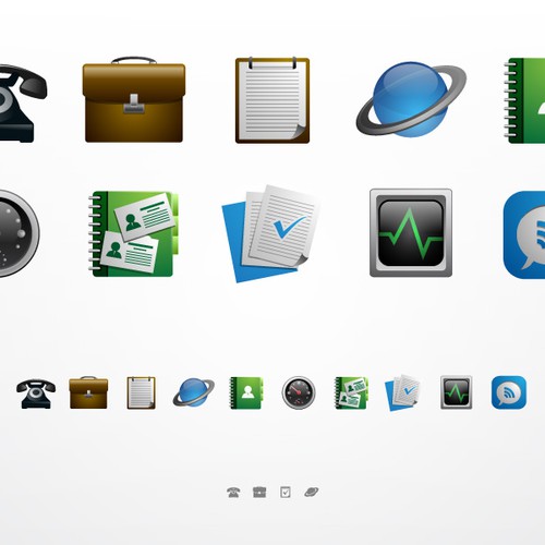 Vector Icons for Iphone app Diseño de Wenwen