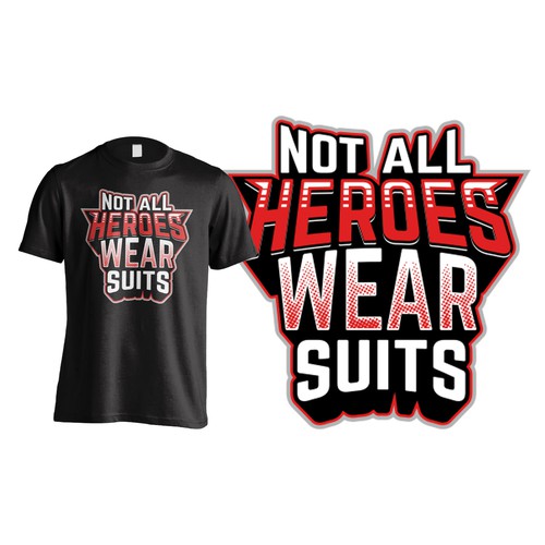 Anti Hero Shirt design - Not All Heroes Wear Capes Design by mozaikworld