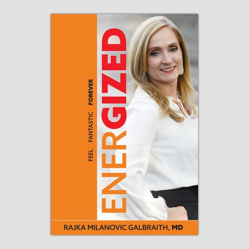 Design a New York Times Bestseller E-book and book cover for my book: Energized Design by ownline