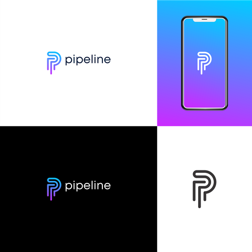 Design a cool, sleek, tech-oriented logo for Pipeline Design by master.piece