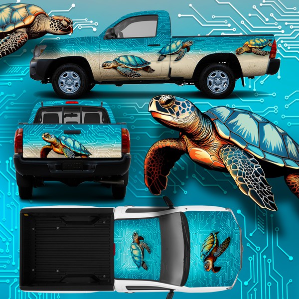 Cab truck vehicle warp design 