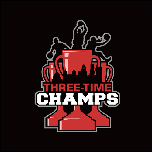 Basketball Logo for Team 'Three-Time Champs' - Your Winning Logo Featured on Major Sports Network Design by sukadarma