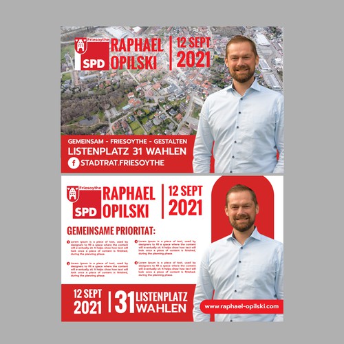 Postcard, flyer or print contest entry by Sketch Media™