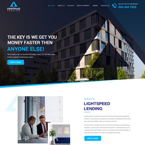 Web page design contest entry by Right Way