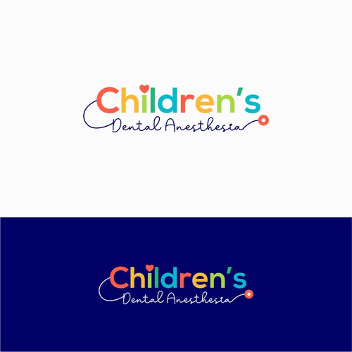 Children’s dental anesthesia company logo Design by Logood.id